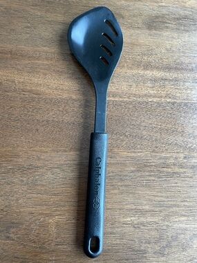 Calphalon black embossed handle kitchen utensil